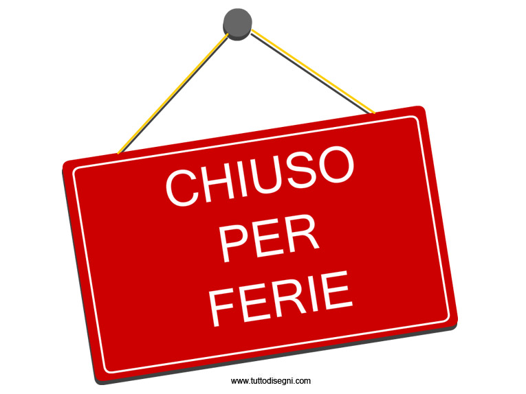 Siamo chiusi!